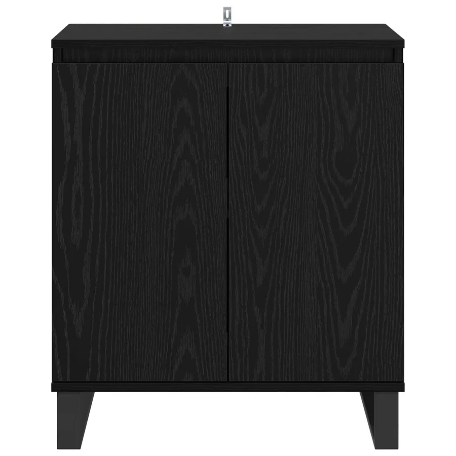 Buffet Chêne noir 60 x 35 x 70 cm Bois d'ingénierie - 6