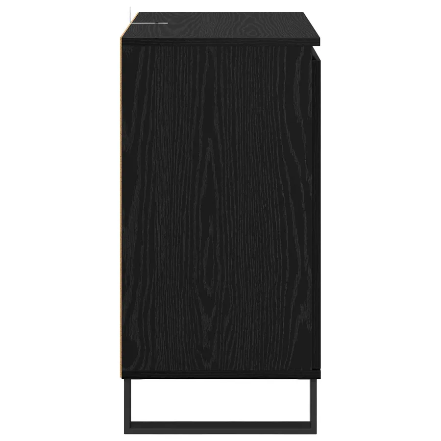 Buffet Chêne noir 60 x 35 x 70 cm Bois d'ingénierie - 7