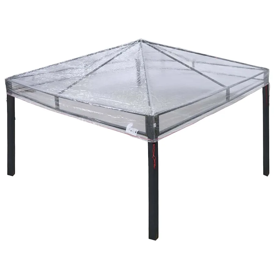Remplacement de housse de gazebo Transparent 300 x 300 x 26 cm - 2