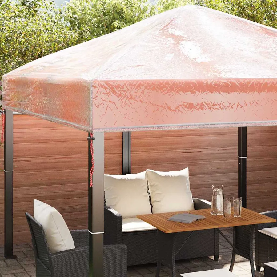 Remplacement de housse de gazebo Transparent 300 x 300 x 26 cm - 4