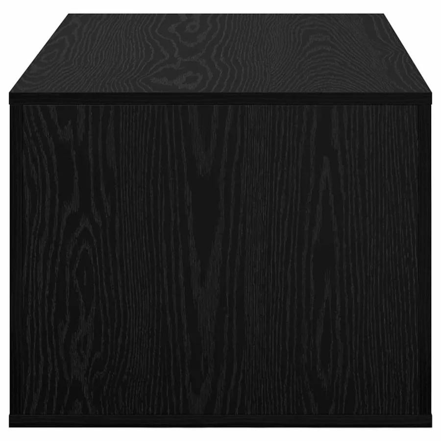 Table basse Chêne noir 80 x 50 x 40 cm Bois d'ingénierie - 7