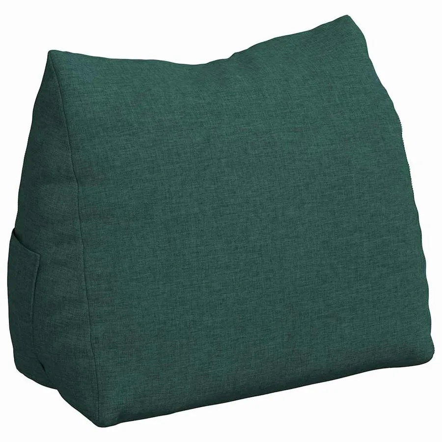 Coussin de Dos Vert foncé 45 x 20 x 35 cm tissu - 2