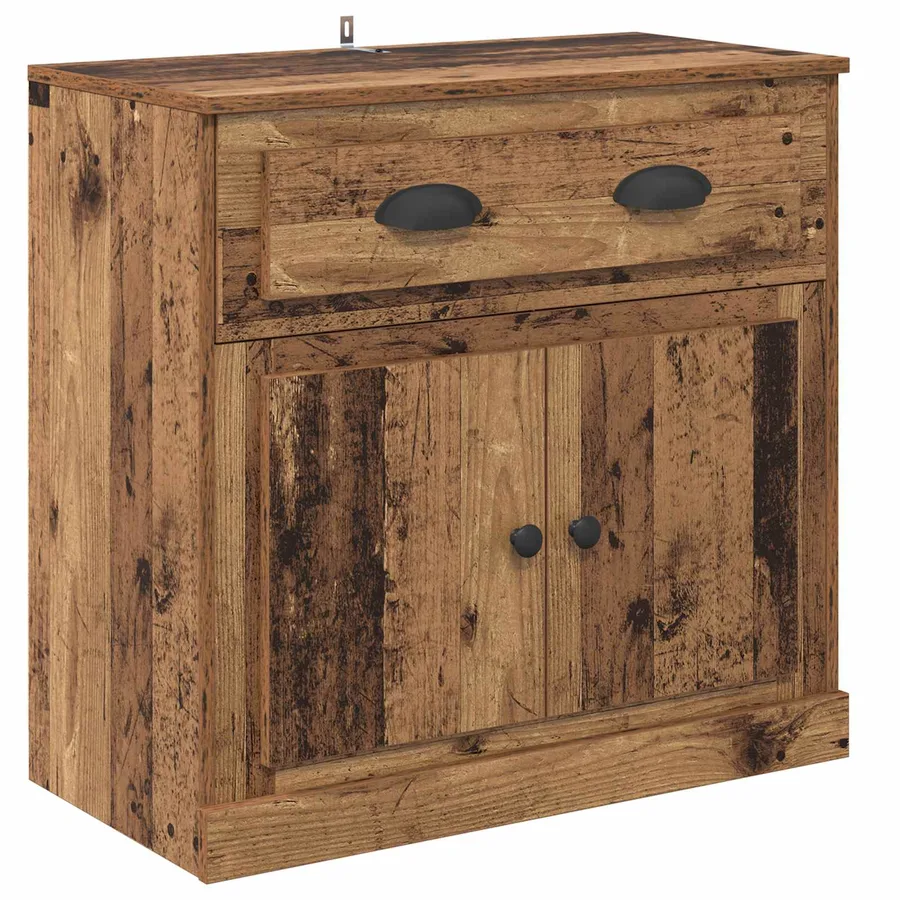 Haut Armoire Bois Ancien 70 x 35,5 x 67,5 cm Bois d'ingénierie - 2