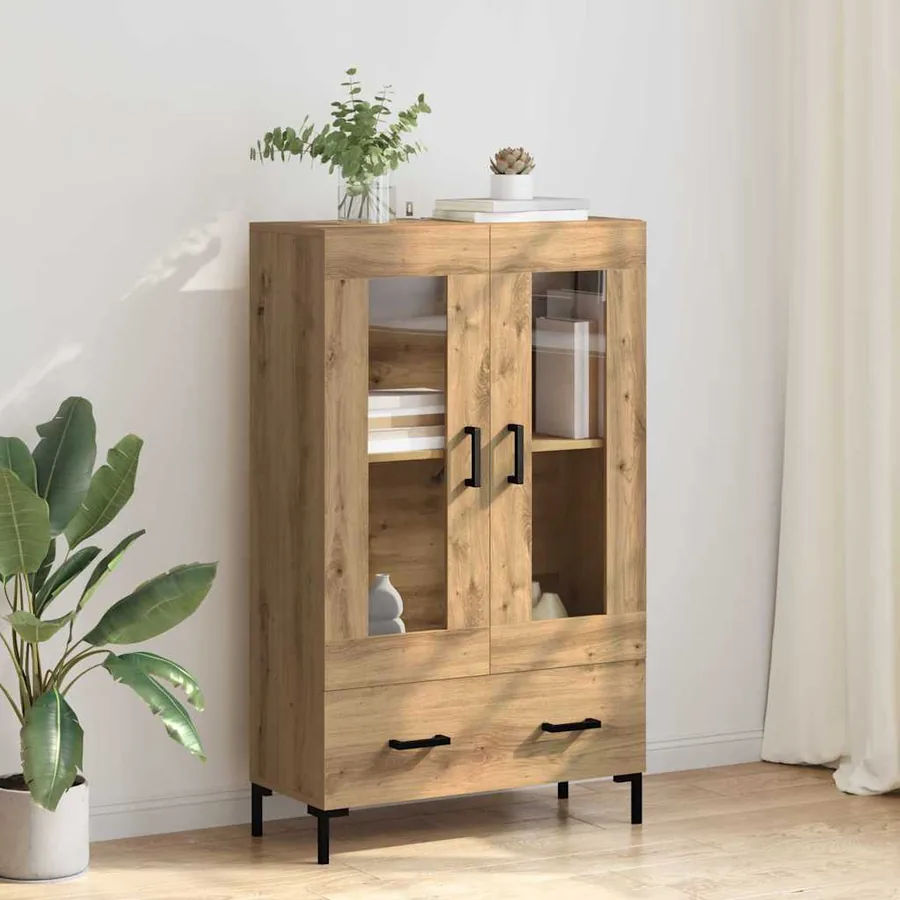 Haut Armoire Chêne artisanal 69,5 x 31 x 115 cm