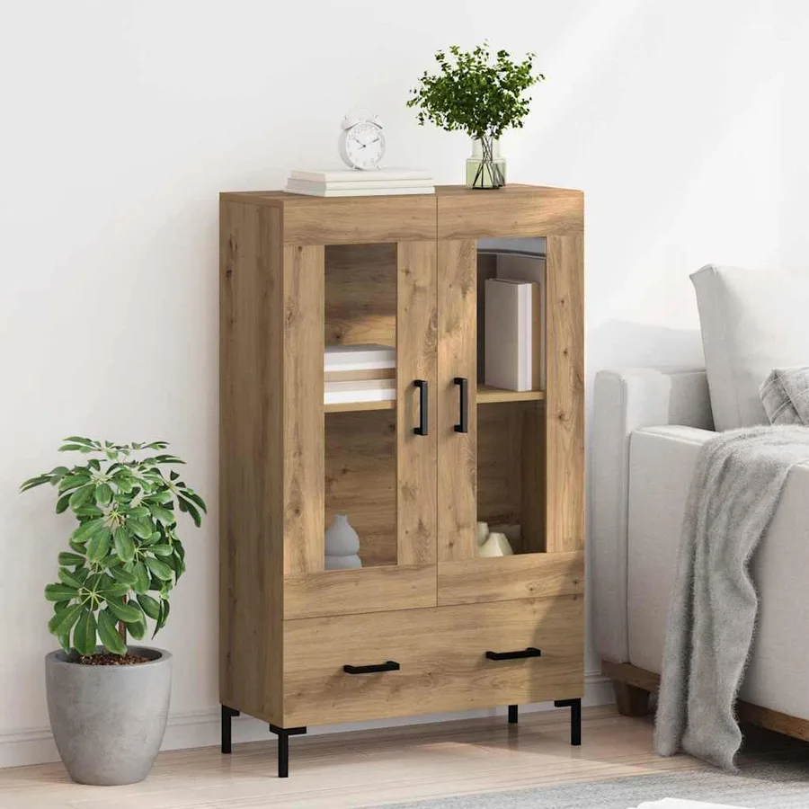 Haut Armoire Chêne artisanal 69,5 x 31 x 115 cm - 4