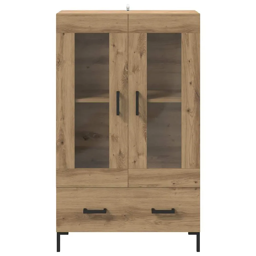 Haut Armoire Chêne artisanal 69,5 x 31 x 115 cm - 6