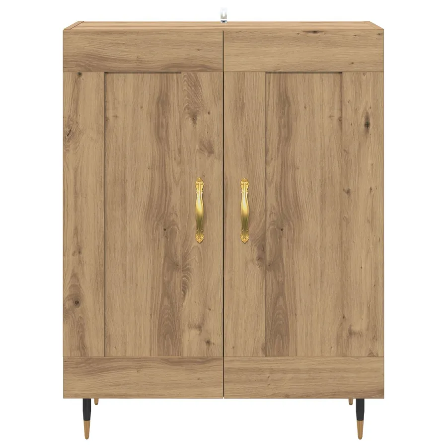 Buffet Chêne artisanal 69,5 x 34 x 90 cm Bois d'ingénierie - 6