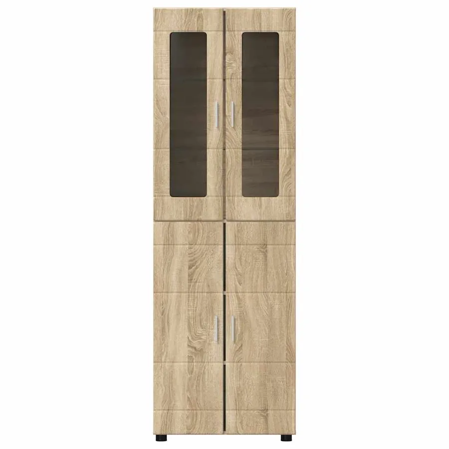 Haut Armoire avec étagère FLORIN Chêne Sonoma 60 x 35 x 182 cm - 6