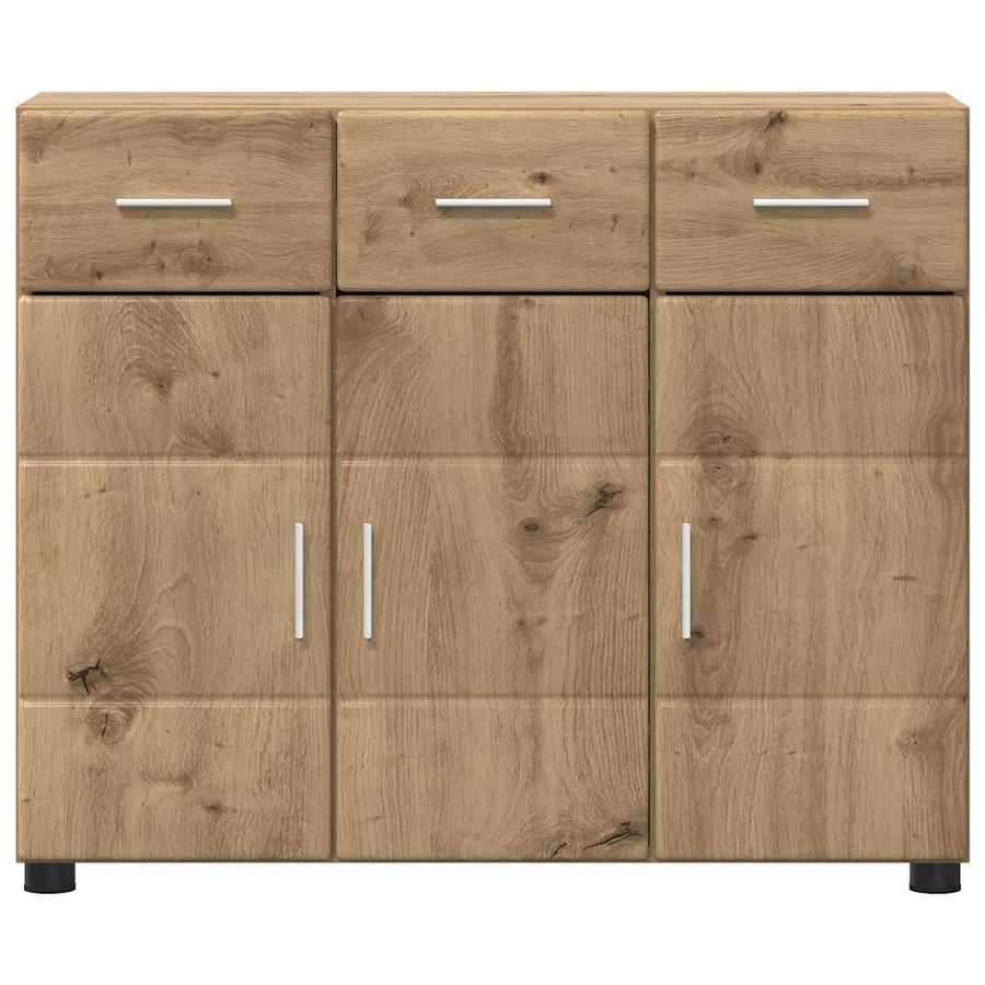 Buffet FLORIN 88,5 x 30,5 x 73 cm Chêne artisanal - 6