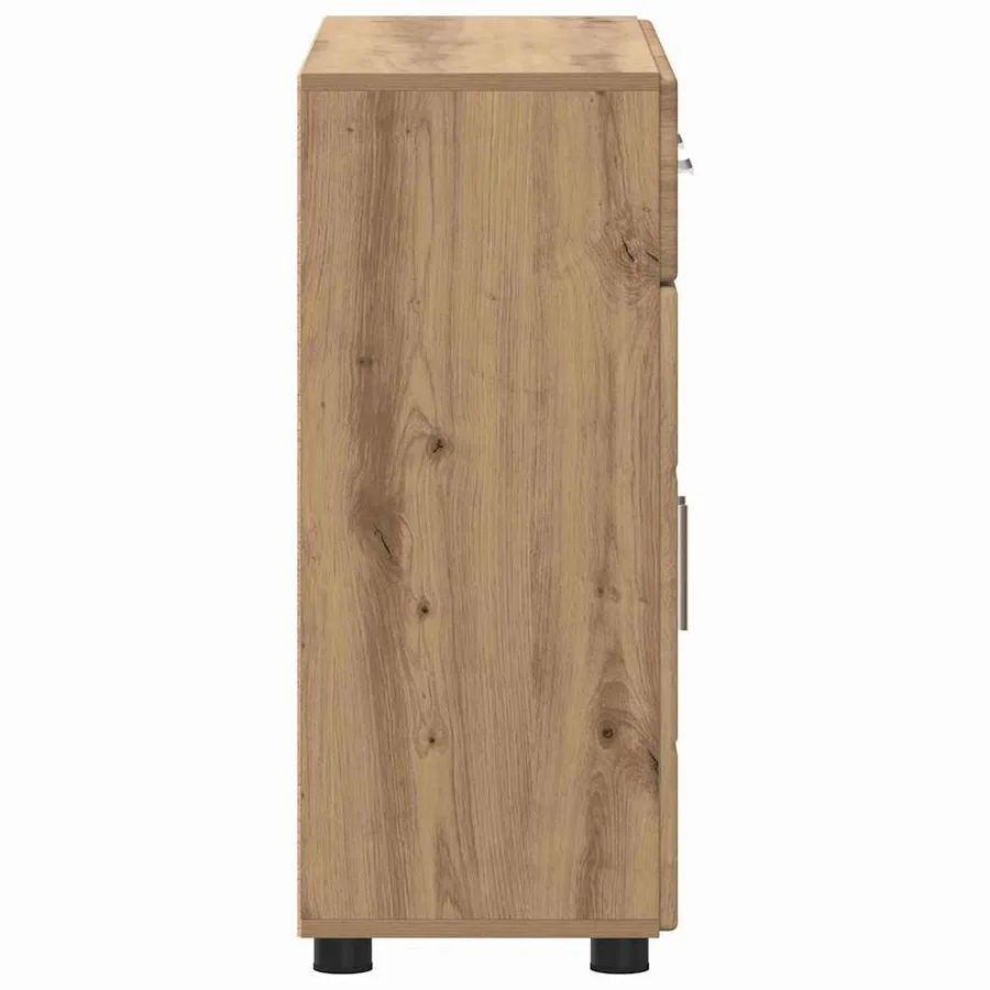 Buffet FLORIN 88,5 x 30,5 x 73 cm Chêne artisanal - 7