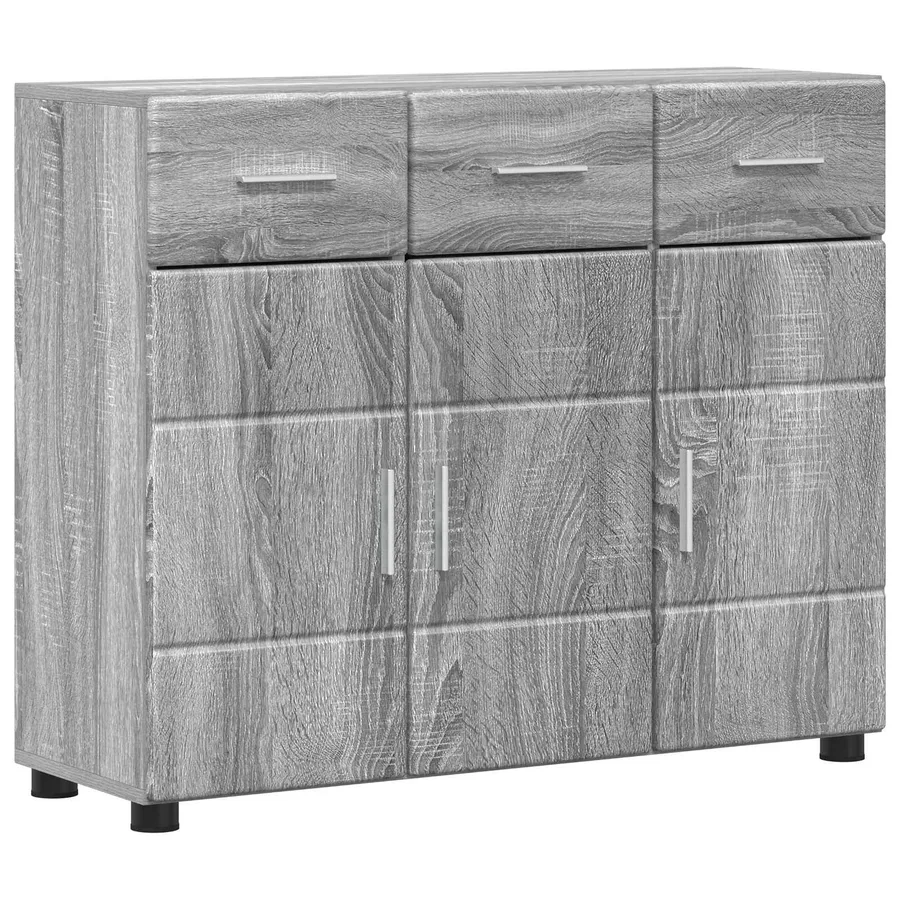 Buffet FLORIN Gris Sonoma 88,5 x 30,5 x 73 cm Bois d'ingénierie - 2