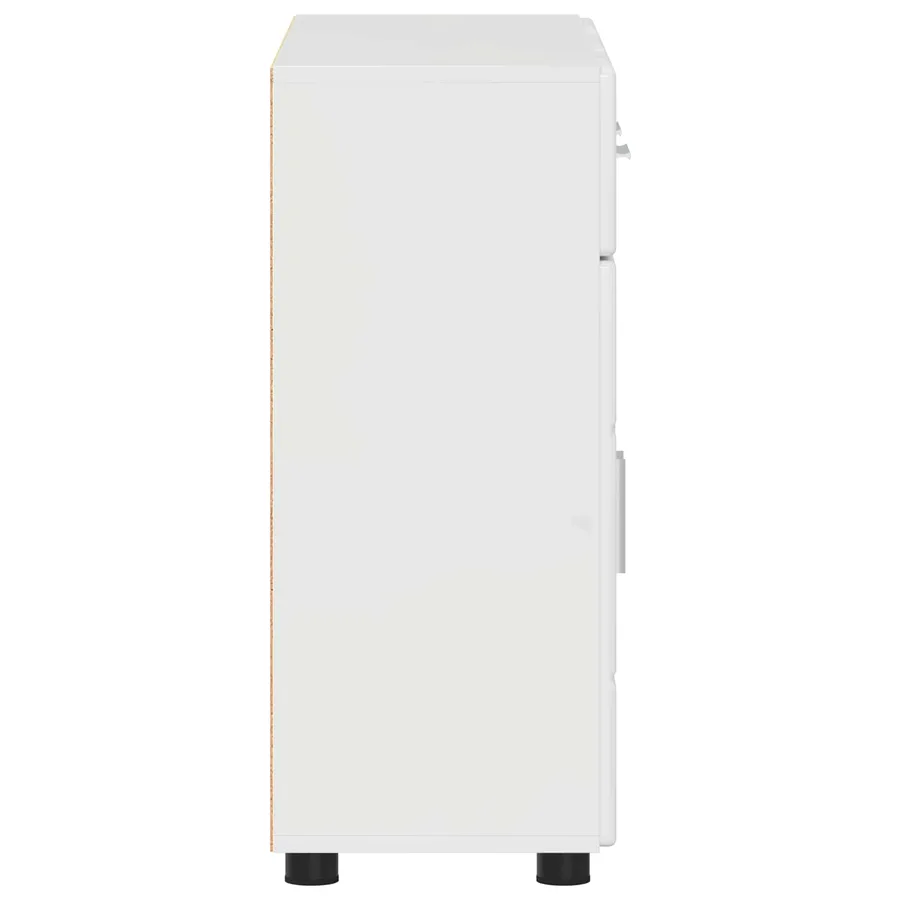 Buffet FLORIN 88,5 x 30,5 x 73 cm Blanc brillant - 7