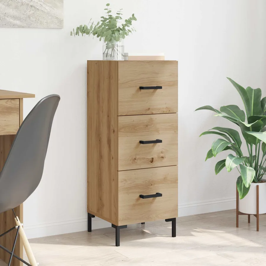 Buffet Chêne artisanal 34,5 x 34 x 90 cm Bois d'ingénierie