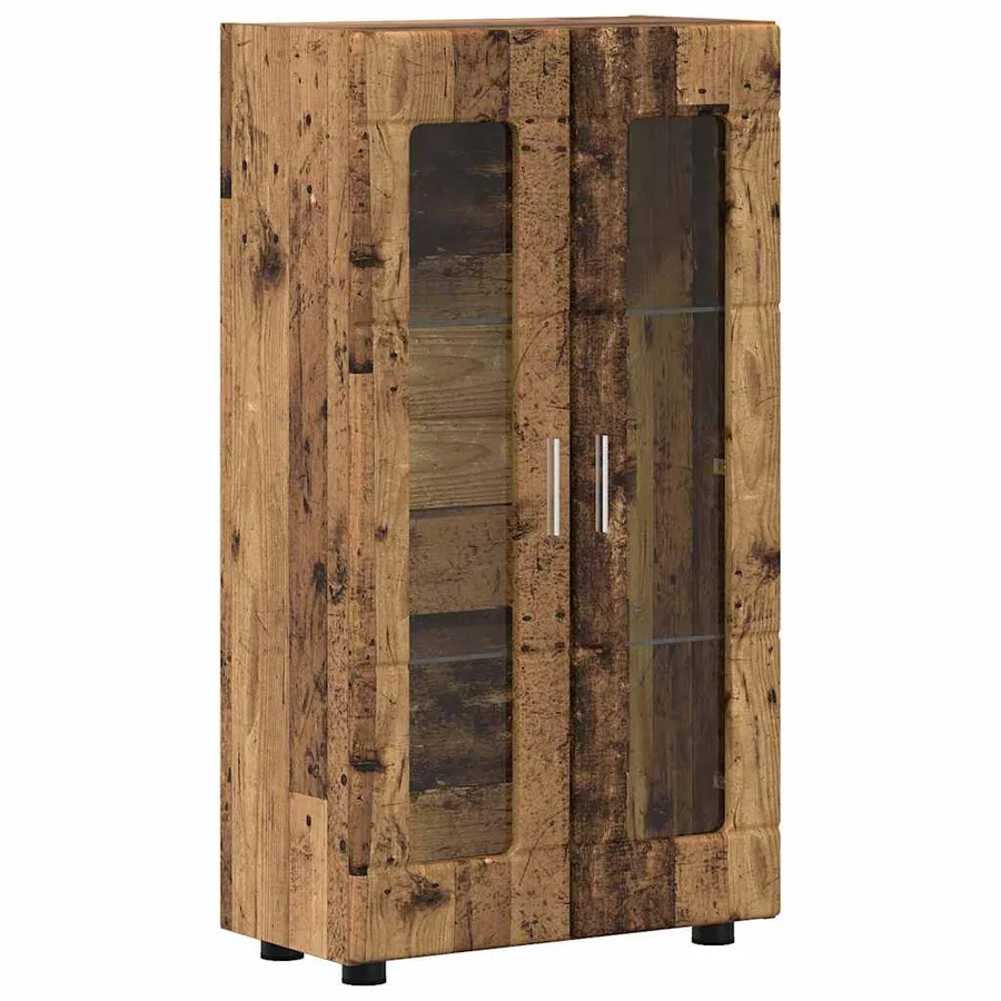 Ensemble meuble TV FLORIN 3 pcs Bois ancien Bois d'ingénierie - 6
