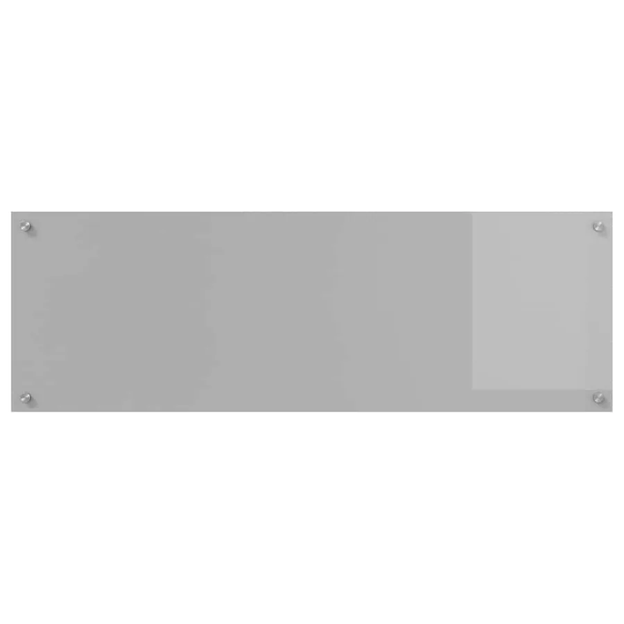 Crédence de cuisine 2 pcs Gris clair 120 x 40 cm verre trempé - 4