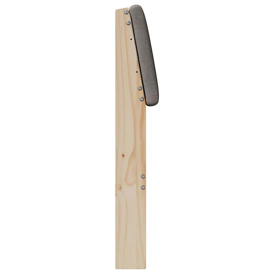Tête de lit capitonnée Taupe 180 cm Pin massif - 5