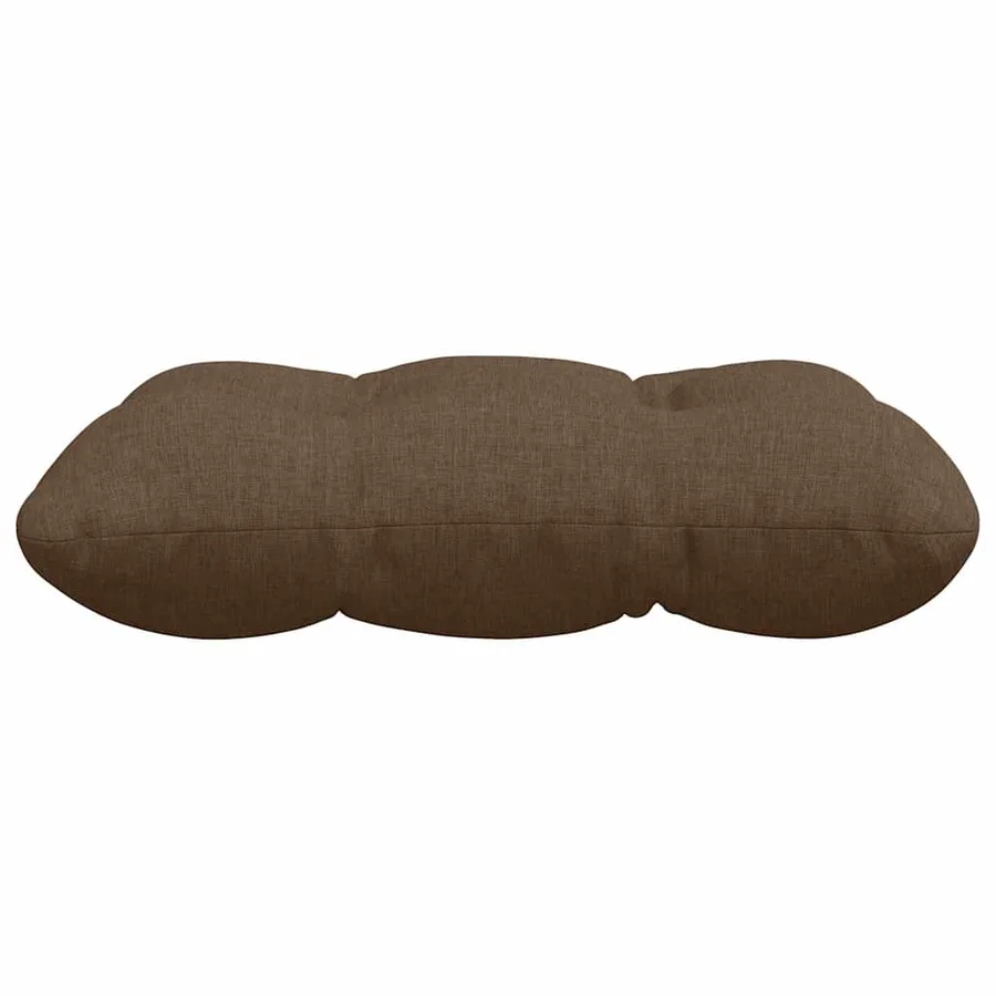 Coussins de siège 4 pcs Marron 40 x 40 x 12 cm tissu - 6