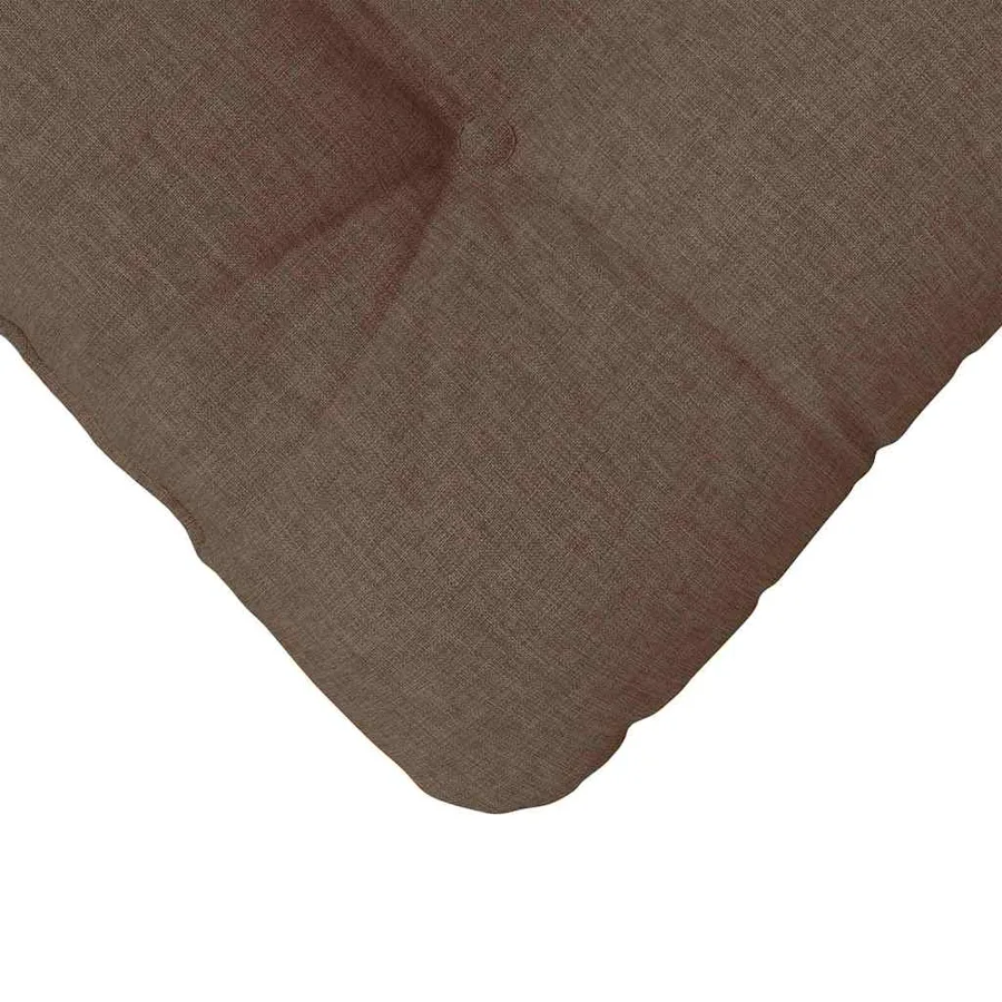 Coussins de siège 4 pcs Marron 40 x 40 x 12 cm tissu - 9
