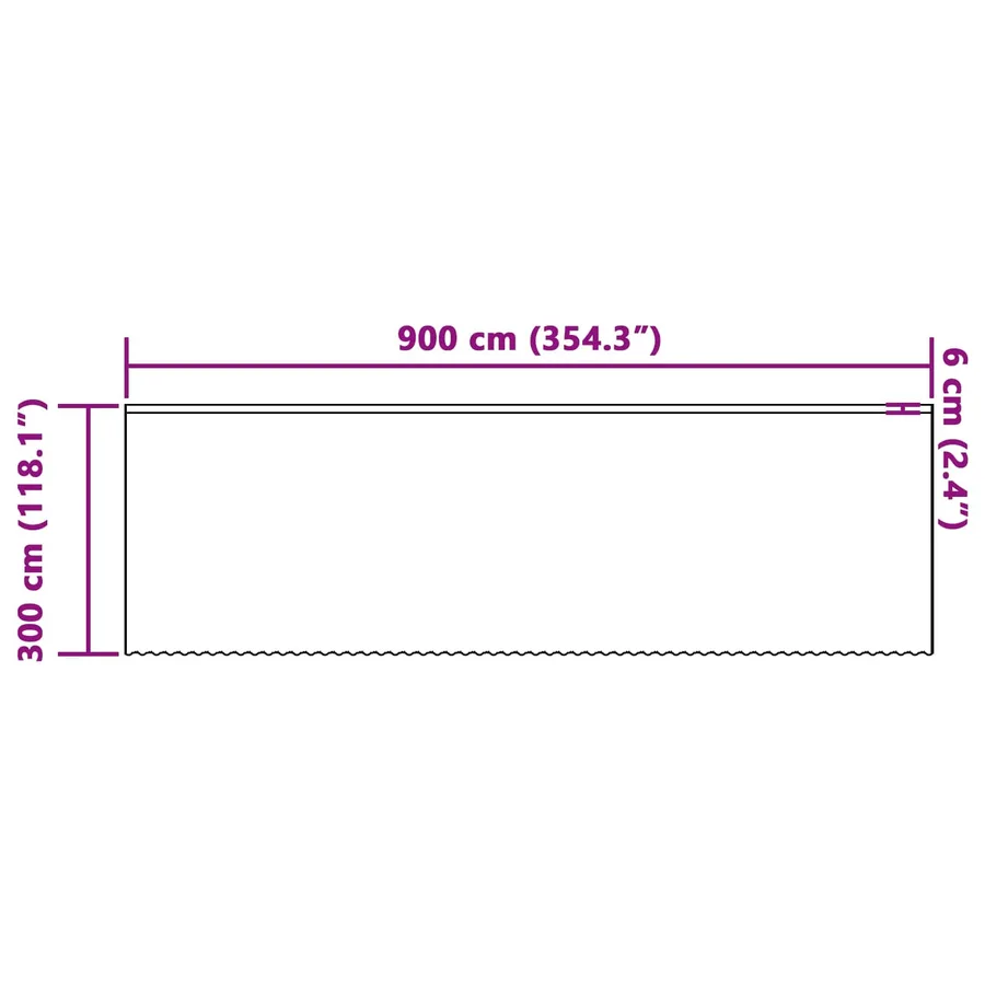 Rideau en Dentelle Floral Blanc 300 x 900 cm Polyester - 8