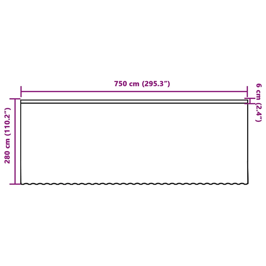 Rideau en Dentelle Floral Blanc 280 x 750 cm Polyester - 8