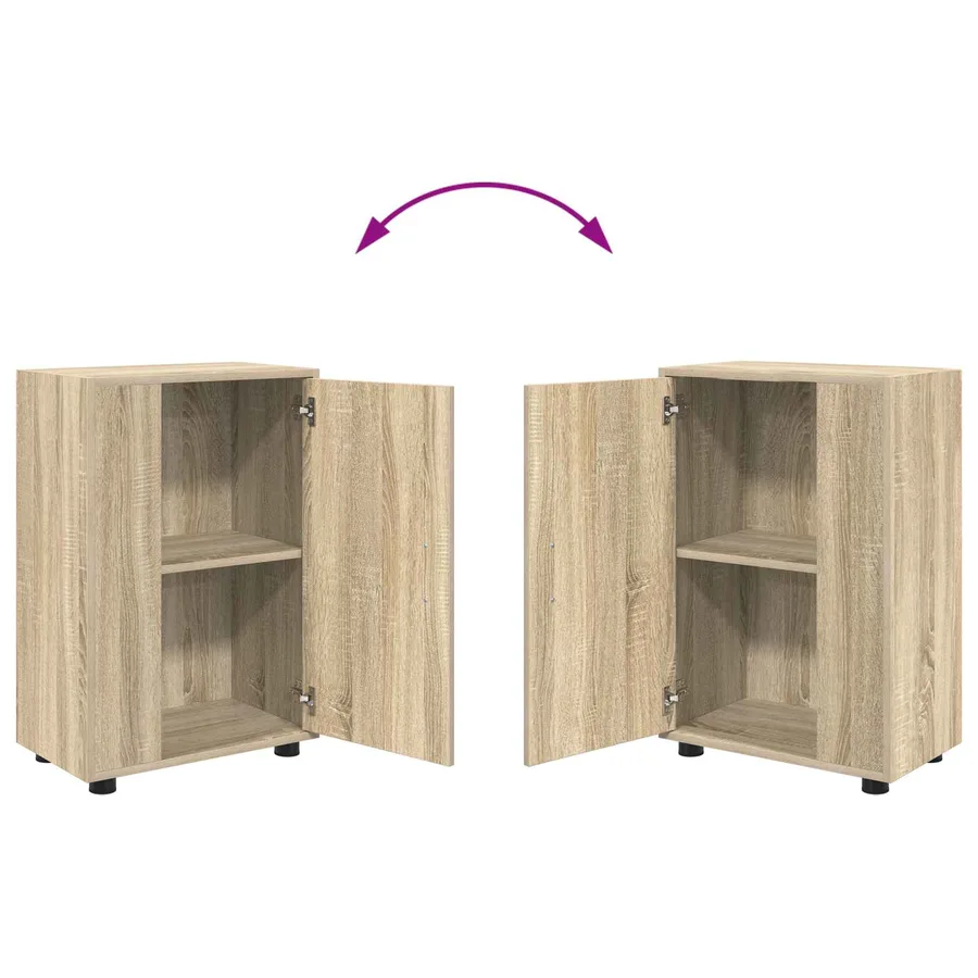 Ensemble meuble TV Chêne Sonoma Bois d'ingénierie - 12