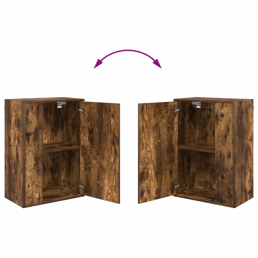 Ensemble meuble TV Chêne Fumé Bois d'ingénierie - 11