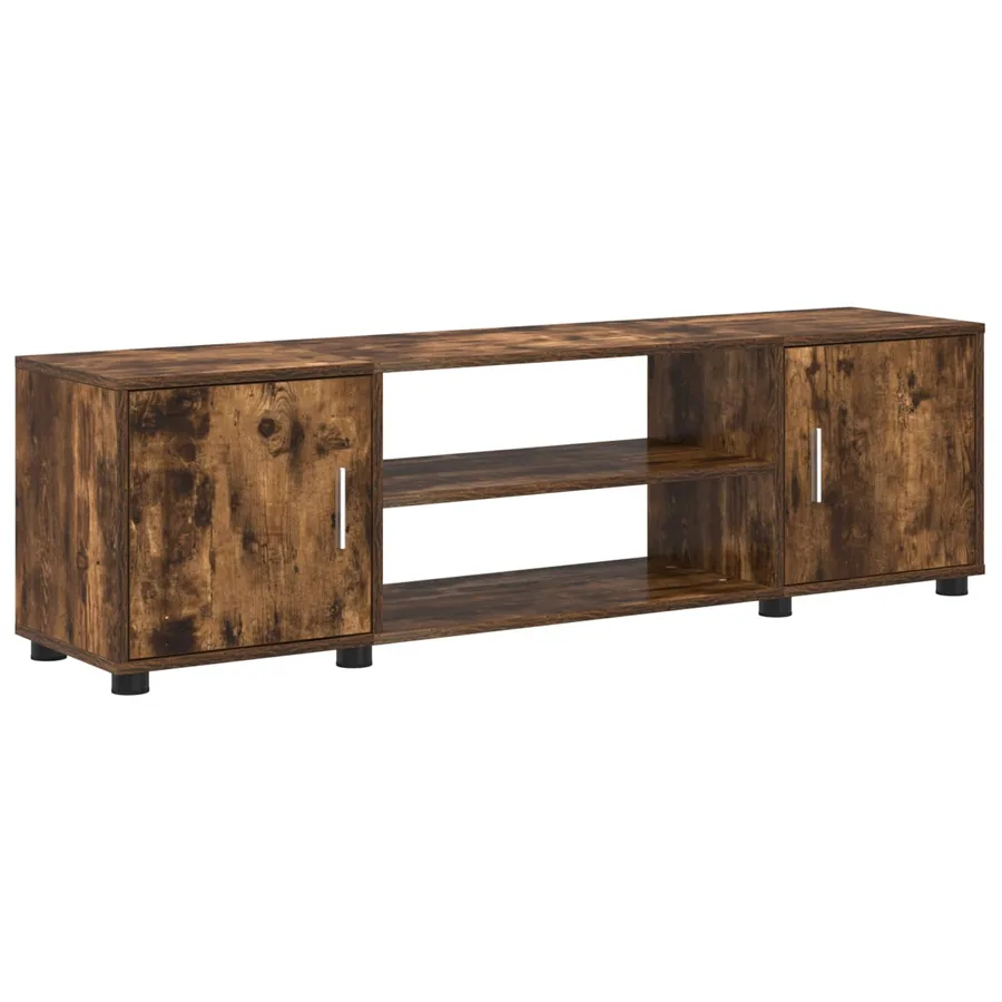 Ensemble meuble TV Chêne Fumé Bois d'ingénierie - 6