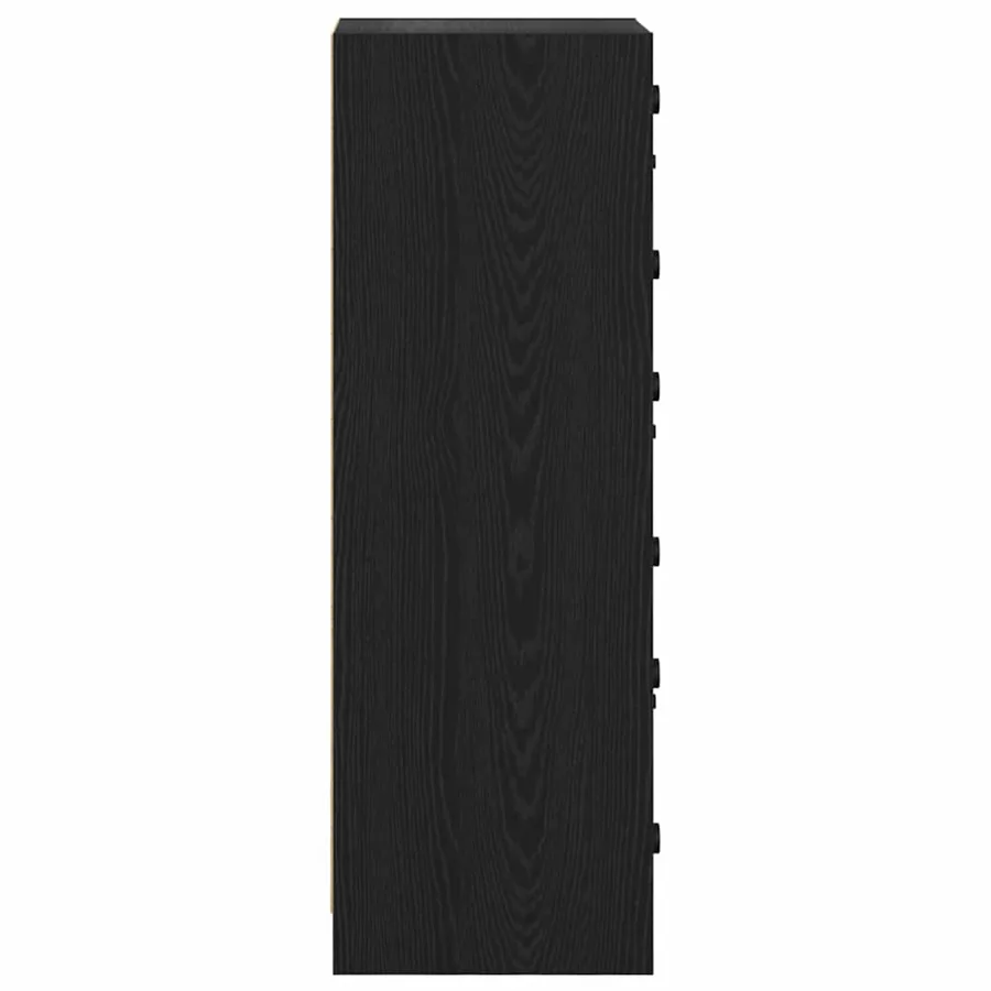 Haut Armoire Chêne noir 35 x 37 x 109 cm Bois d'ingénierie - 7