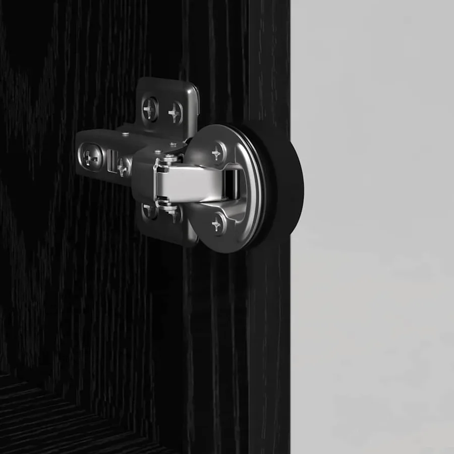 Haut Armoire Chêne noir 35 x 37 x 109 cm Bois d'ingénierie - 9