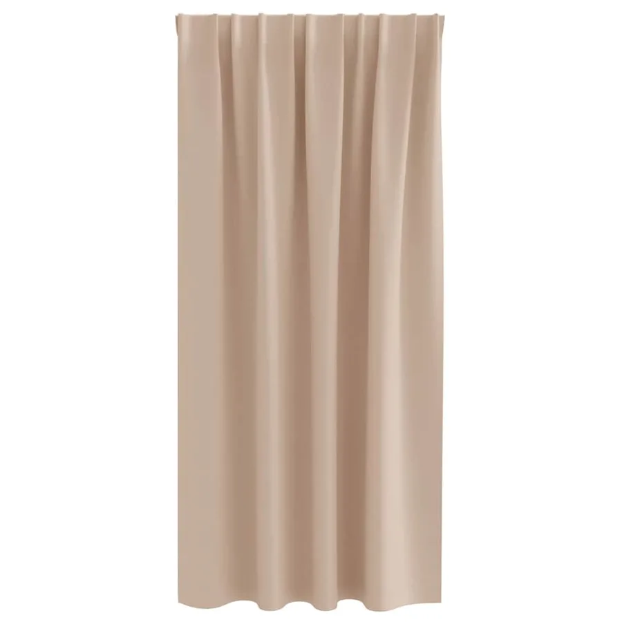 Rideaux occultants avec anneaux 2 pcs Taupe 175 x 140 cm - 4