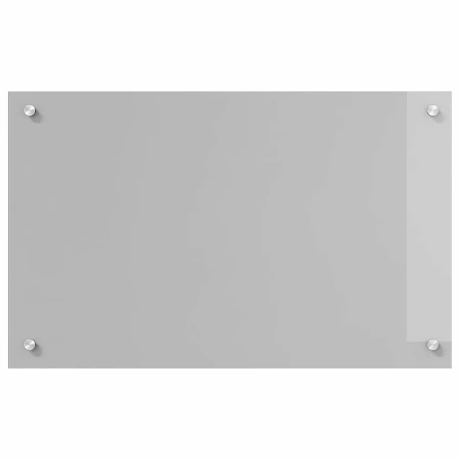 Crédence de cuisine 2 pcs Gris clair 80 x 50 cm verre trempé - 4
