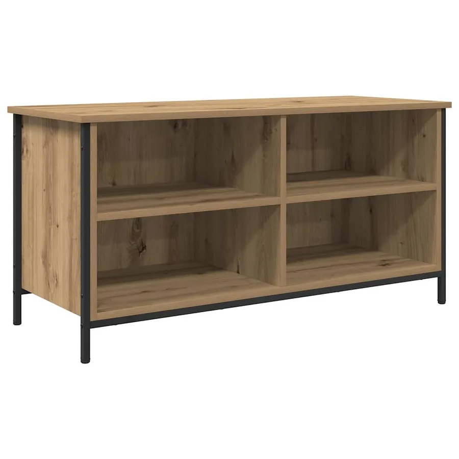 Meuble TV 100 x 40 x 50 cm Chêne artisanal Bois d'ingénierie - 2