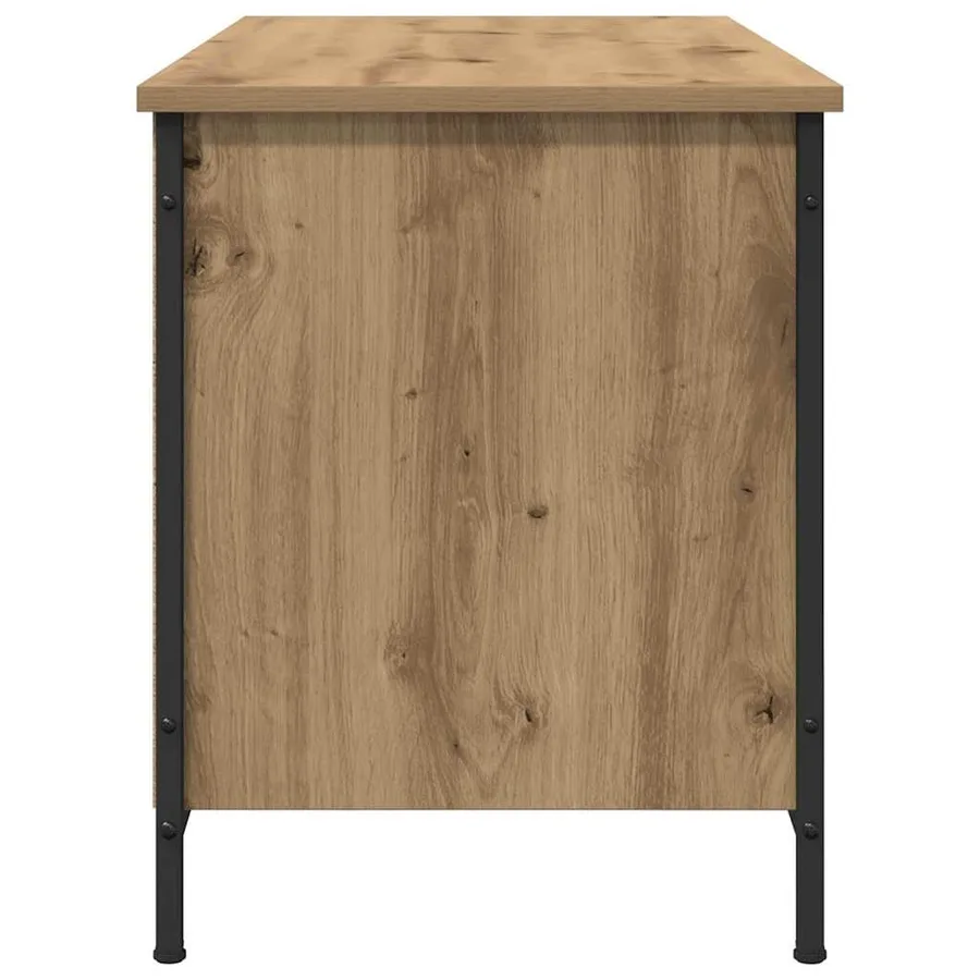 Meuble TV 100 x 40 x 50 cm Chêne artisanal Bois d'ingénierie - 6