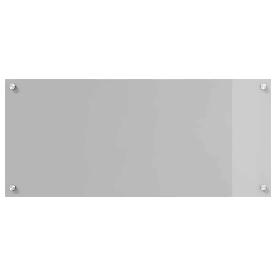 Crédence de cuisine 2 pcs Gris clair 90 x 40 cm verre trempé - 4