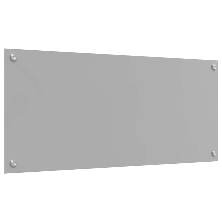 Crédence de cuisine 2 pcs Gris clair 90 x 40 cm verre trempé - 6