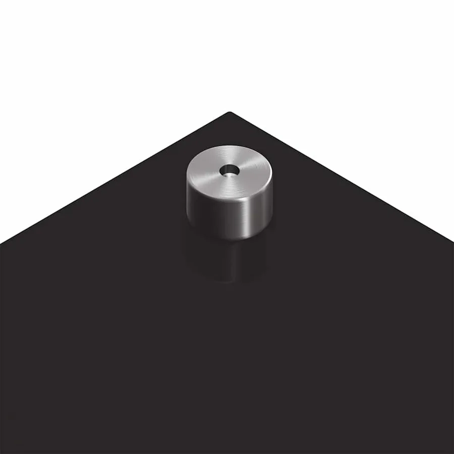 Crédence de cuisine 2 pcs Noir 120 x 60 cm verre trempé - 9