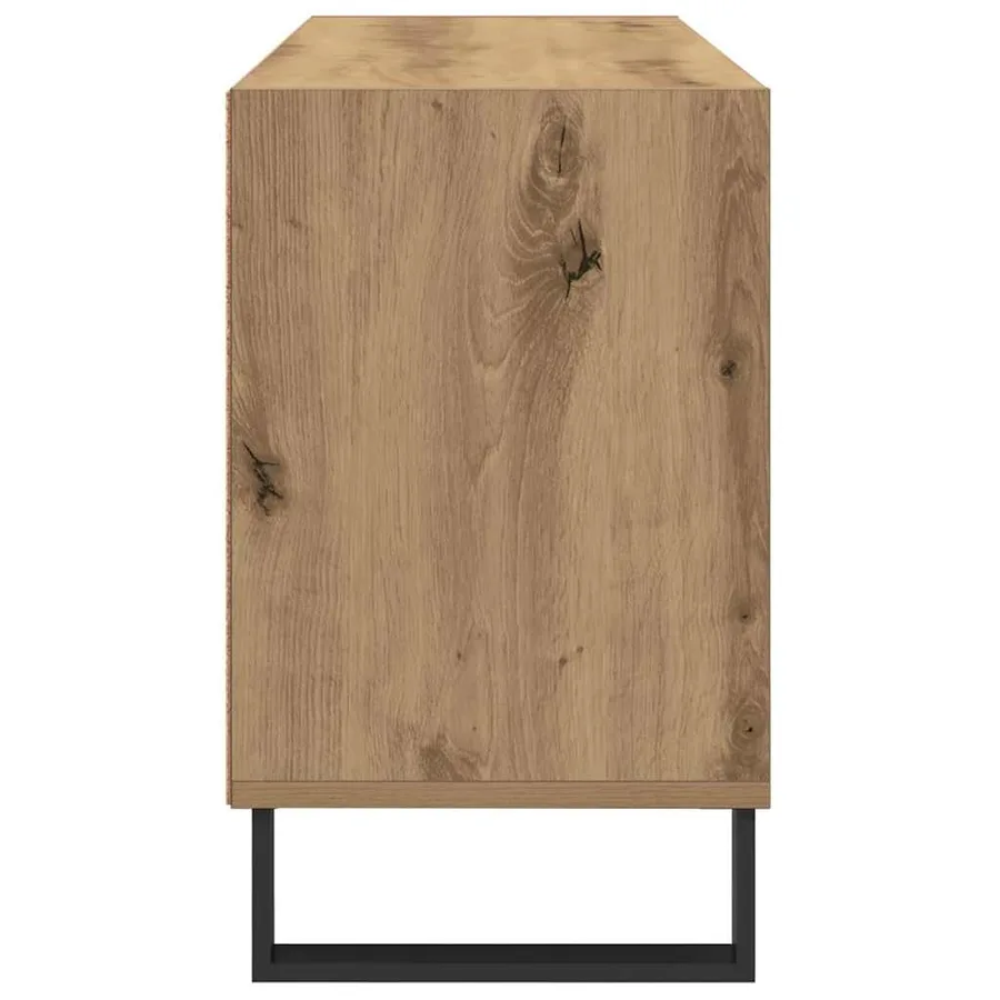 Meuble TV 103,5 x 30 x 50 cm Chêne artisanal Bois d'ingénierie - 5