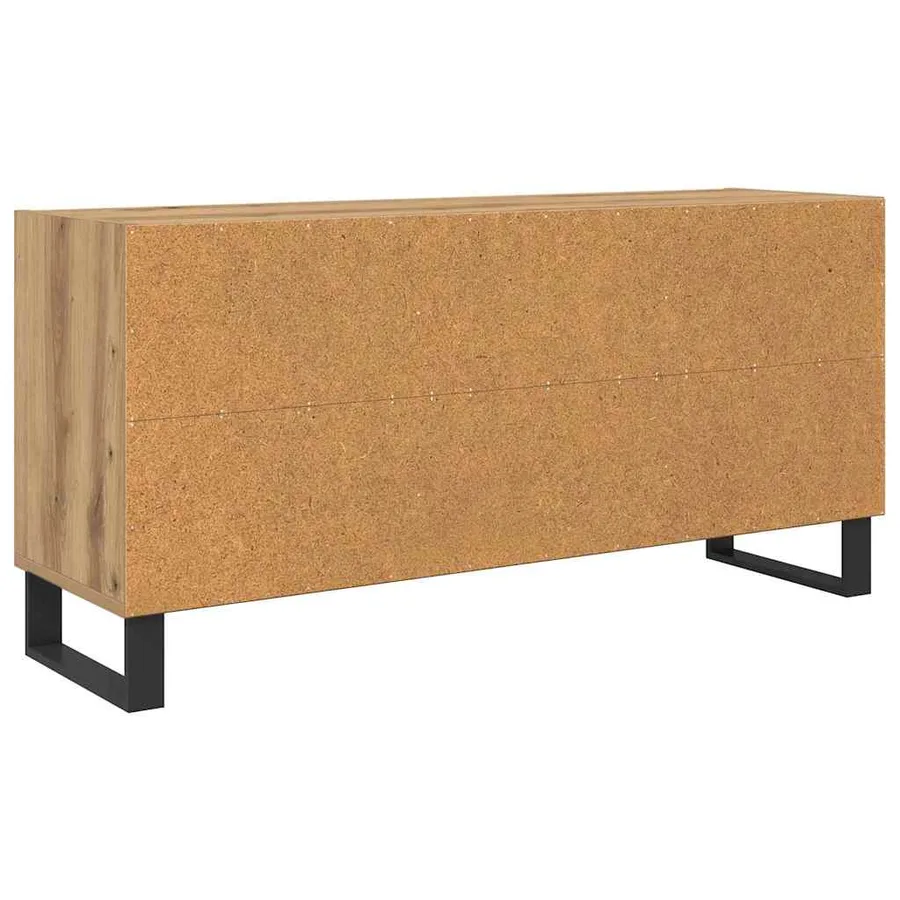 Meuble TV 103,5 x 30 x 50 cm Chêne artisanal Bois d'ingénierie - 6