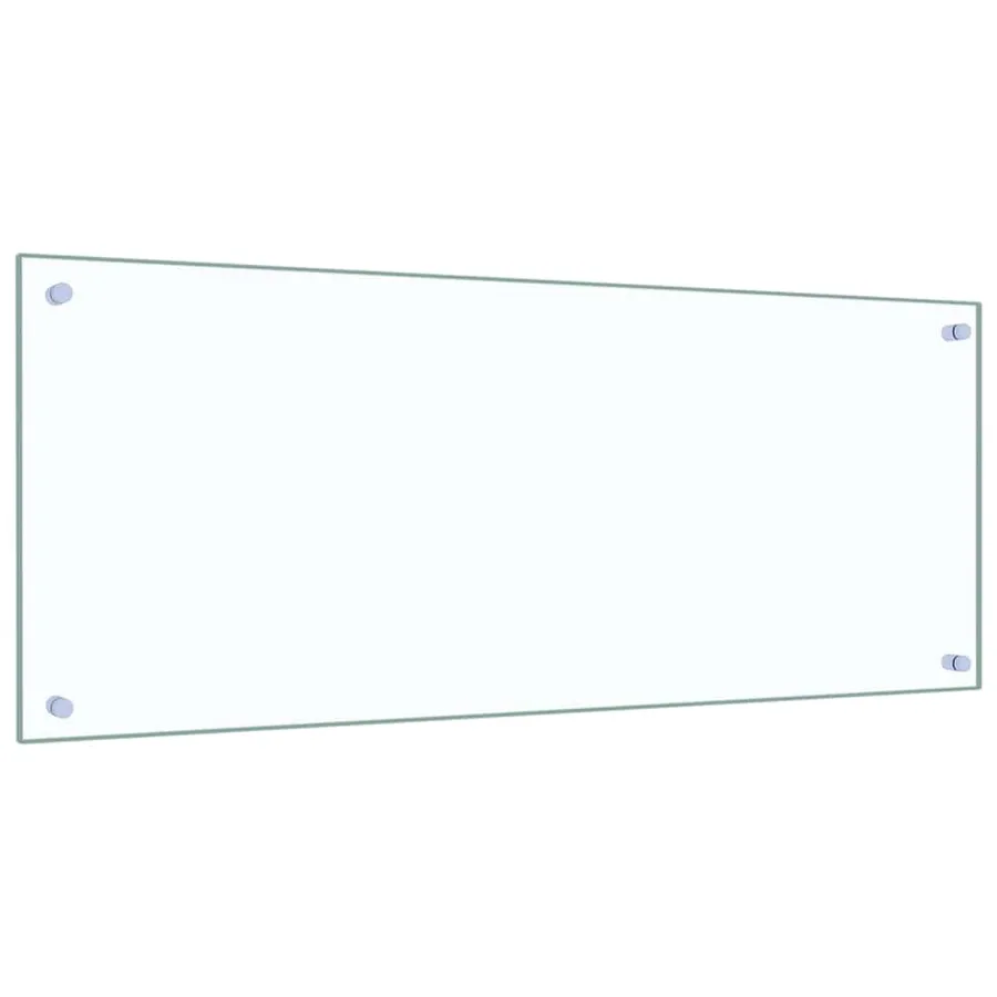 Crédence de cuisine 2 pcs Transparent 100 x 40 cm verre trempé - 3