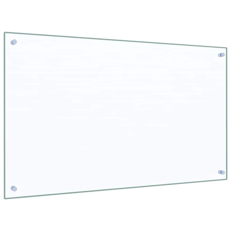 Crédence de cuisine 2 pcs Transparent 100 x 60 cm verre trempé - 3