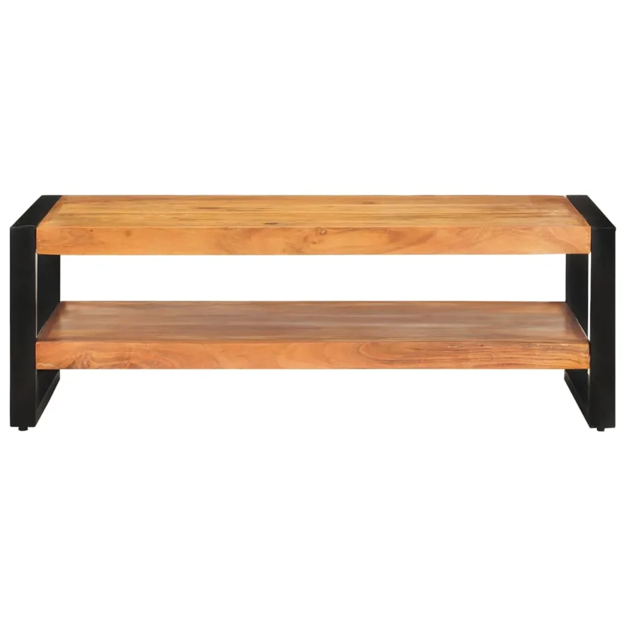 Table basse 120x60x40 cm Bois d'acacia massif - 2