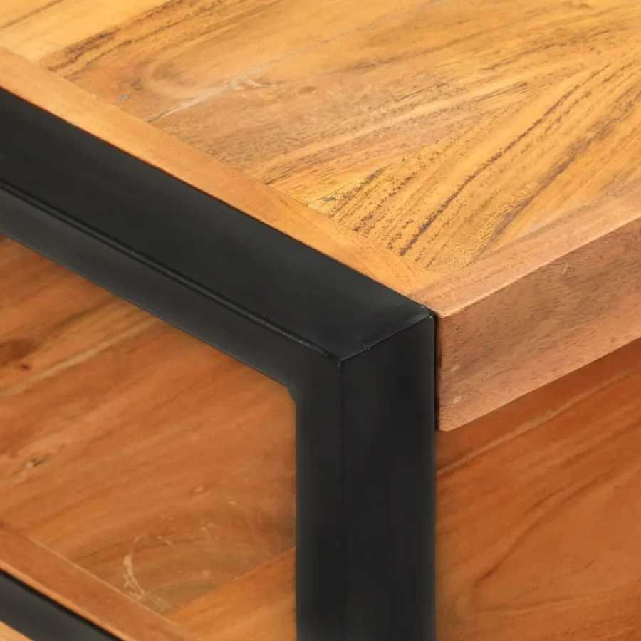 Table basse 120x60x40 cm Bois d'acacia massif - 3