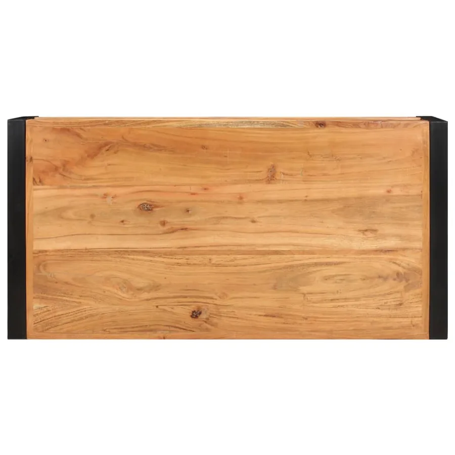 Table basse 120x60x40 cm Bois d'acacia massif - 4