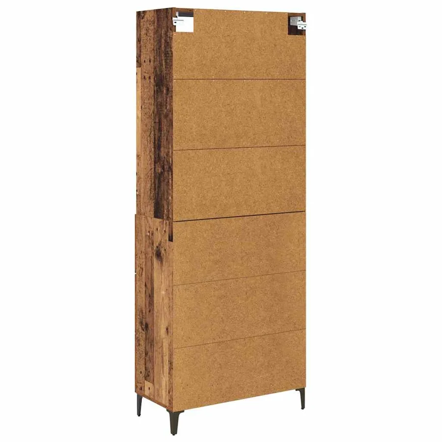 Haut Armoire Bois Ancien 69,5 x 34 x 180 cm Bois d'ingénierie - 10
