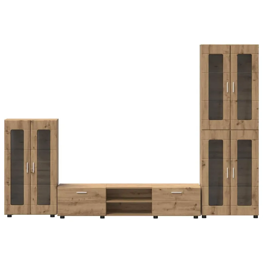 Ensemble meuble TV FLORIN 3 pcs Chêne artisanal - 9