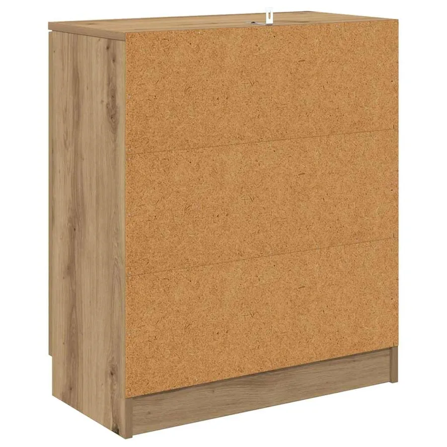 Buffets 2 pcs Chêne artisanal 60 x 30 x 70 cm Bois d'ingénierie - 9