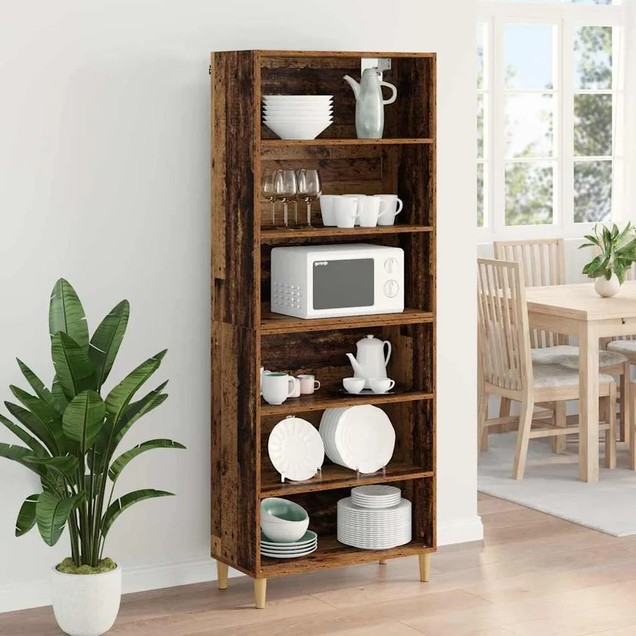 Haut Armoire Bois Ancien 69,5 x 32,5 x 180 cm Bois d'ingénierie - 4