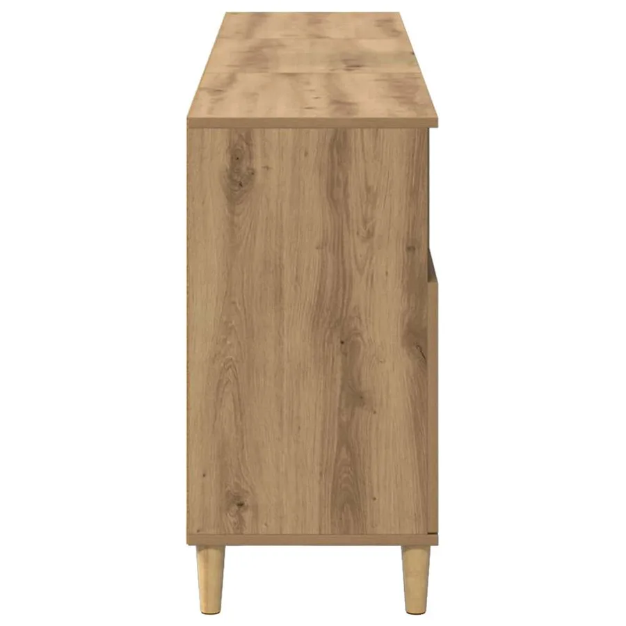 Buffets 3 pcs Chêne artisanal 60 x 35 x 70 cm Bois d'ingénierie - 6