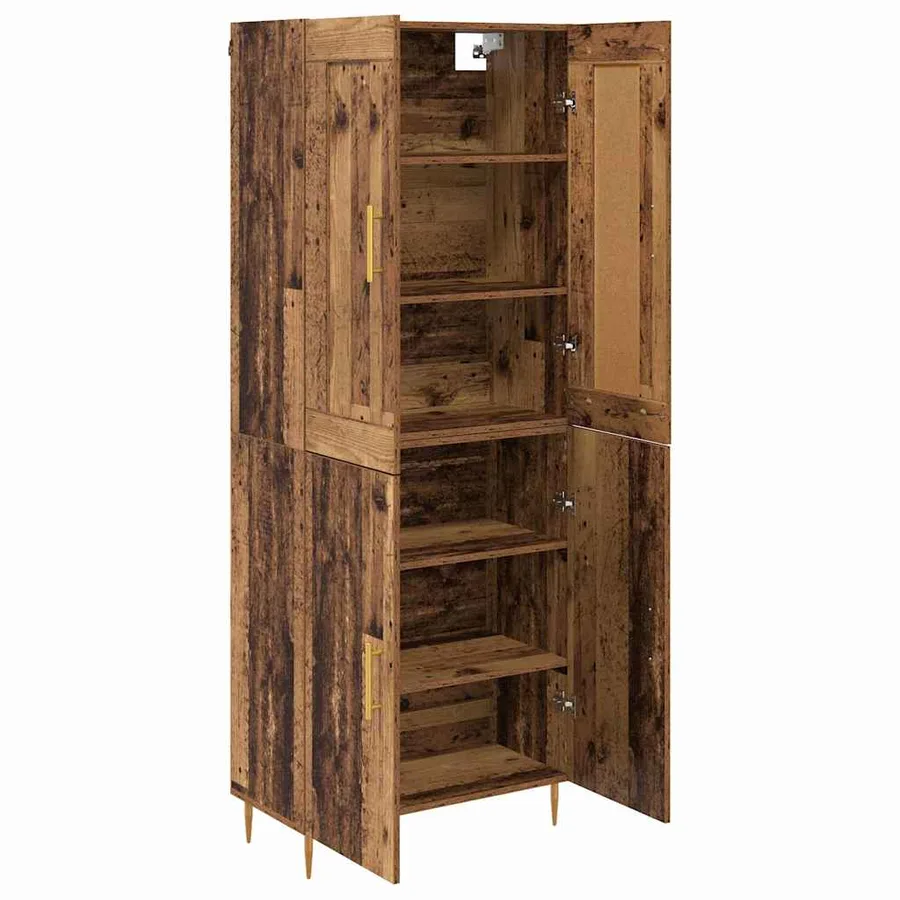 Haut Armoire Bois Ancien 69,5 x 34 x 180 cm Bois d'ingénierie - 5