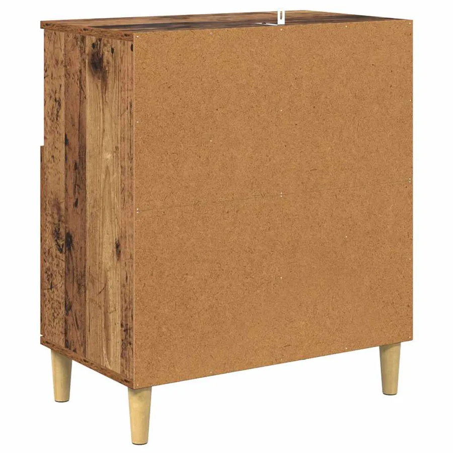 Buffets 2 pcs Bois Ancien 60 x 35 x 70 cm Bois d'ingénierie - 9